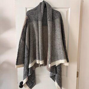 Cotton On Waterfall Neutral Color Striped Cozy Cardigan Size XS/S